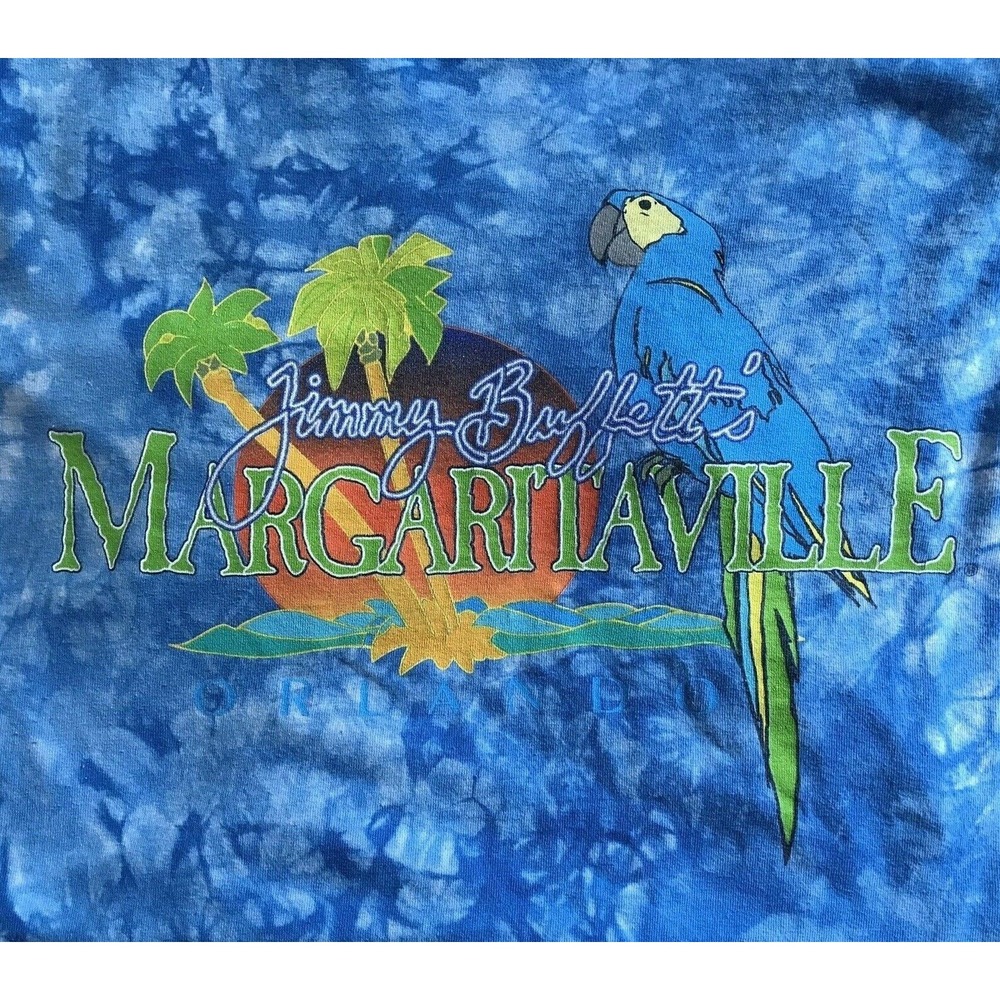 Jimmy Buffett's Margaritaville Orlando Tie Dye T-Shirt Adult Medium, Pre-Owned - Picture 2 of 12